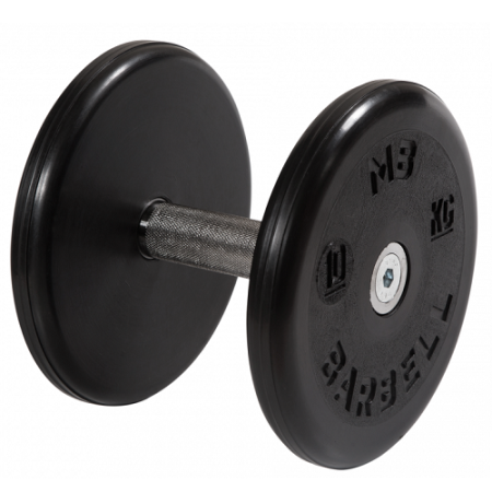 Гантель неразборная с вращающейся ручкой классик 10кг MB-FdbEM-B10 MB Barbell
