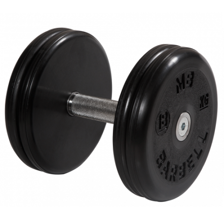 Гантель неразборная с вращающейся ручкой классик 18кг MB-FdbEM-B18 MB Barbell