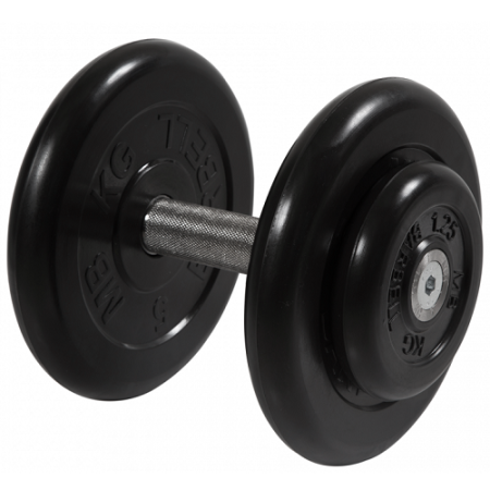 Гантель неразборная с невращающейся ручкой профи 13,5 кг MB-FdbM-BN13,5 MB Barbell