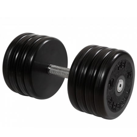 Гантель неразборная с невращающейся ручкой классик 46 кг MB-FdbEM-BN46 MB Barbell