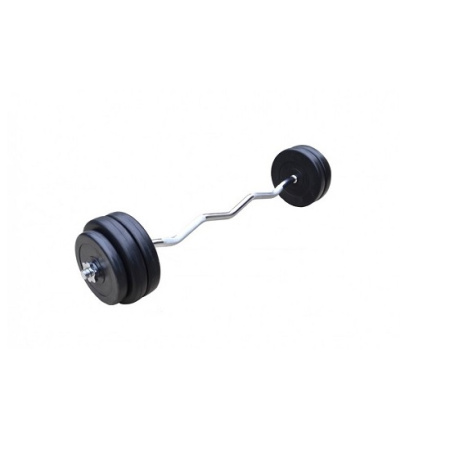 Штанга разборная черная W-образная d=30 145,6 кг  MB-BW30-145,6-1270 MB Barbell