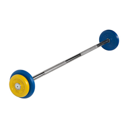 Штанга неразборная, цветная d=25мм, 12,5 кг  MB-BarMW-C12,5 MB Barbell