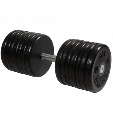Гантель неразборная с вращающейся ручкой классик 60 кг MB-FdbEM-B60 MB Barbell