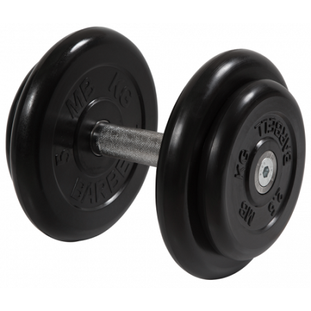 Гантель неразборная с невращающейся ручкой профи 16 кг MB-FdbM-BN16 MB Barbell