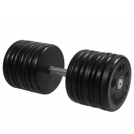 Гантель неразборная с вращающейся ручкой классик 59кг MB-FdbEM-B59 MB Barbell