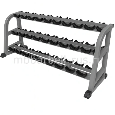 Стойка для хранения проф гантелей на 15 пар MB 1.19 MB Barbell