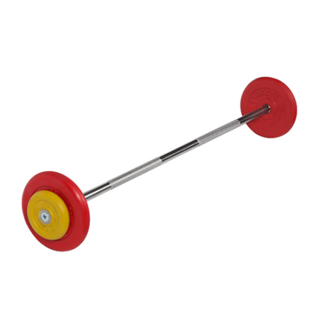 Штанга неразборная, цветная d=25мм, 17,5 кг  MB-BarMW-C17,5 MB Barbell