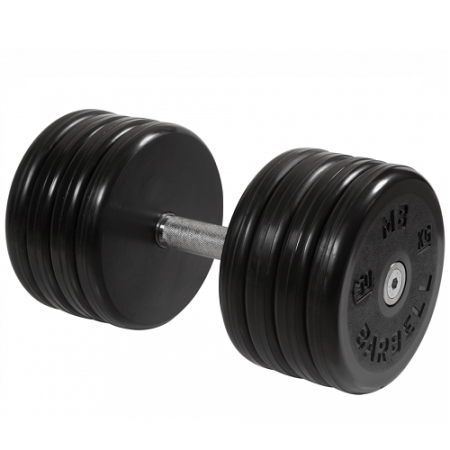 Гантель неразборная с невращающейся ручкой классик 50 кг MB-FdbEM-BN50 MB Barbell