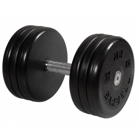 Гантель неразборная с вращающейся ручкой классик 32кг MB-FdbEM-B32 MB Barbell