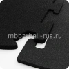Резиновая плитка пазл 50x50x0,6 см гибкость и защита пола