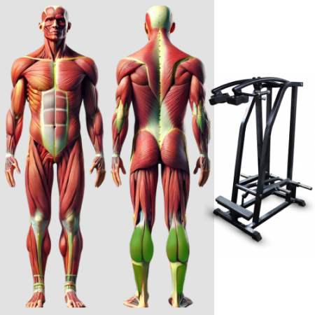 Голень стоя свободные веса MB 4.06 черный MB Barbell