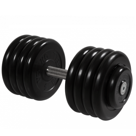 Гантель неразборная с вращающейся ручкой профи 43,5кг MB-FdbM-B43,5 MB Barbell