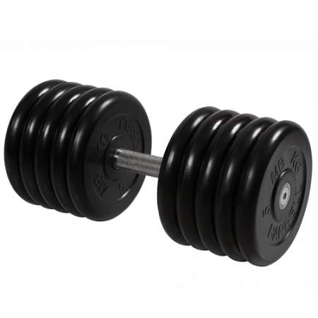 Гантель неразборная с вращающейся ручкой профи 51кг MB-FdbM-B51 MB Barbell