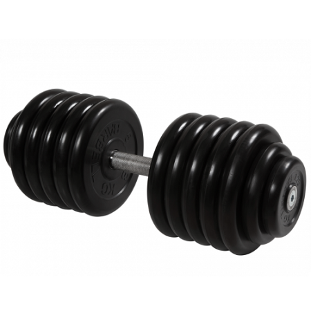 Гантель неразборная с вращающейся ручкой профи 58,5кг MB-FdbM-B58,5 MB Barbell