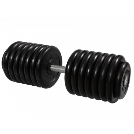 Гантель неразборная с вращающейся ручкой профи 76кг MB-FdbM-B76 MB Barbell