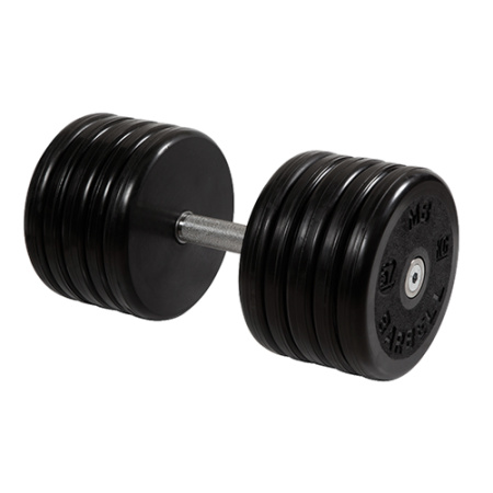 Гантель неразборная с вращающейся ручкой классик 57кг MB-FdbEM-B57 MB Barbell