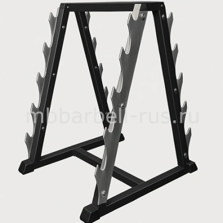 Стойка для хранения грифов на 10 позиций MB 1.17 MB Barbell