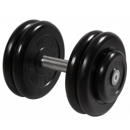 Гантель неразборная с вращающейся ручкой профи 23,5кг MB-FdbM-B23,5 MB Barbell