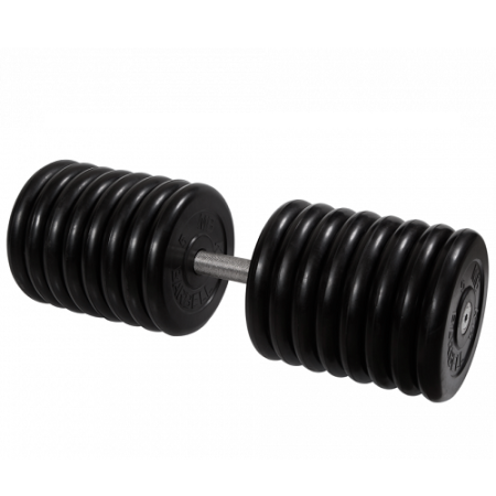 Гантель неразборная с невращающейся ручкой профи 81 кг MB-FdbM-BN81 MB Barbell