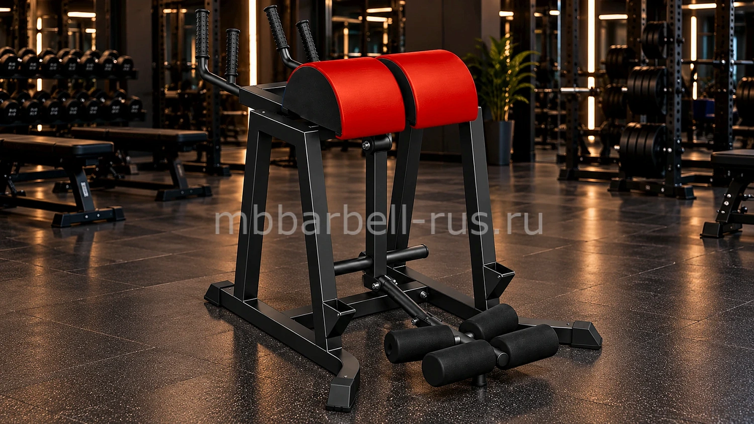Гиперэкстензия обратная на свободных весах MB 4.08 MB Barbell