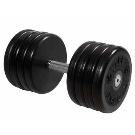 Гантель неразборная с вращающейся ручкой классик 47кг MB-FdbEM-B47 MB Barbell