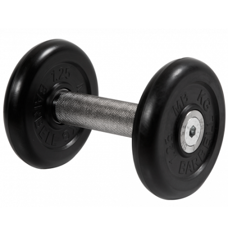 Гантель неразборная с невращающейся ручкой профи 3,5 кг MB-FdbM-BN3,5 MB Barbell