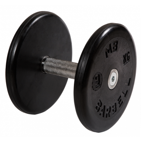 Гантель неразборная с вращающейся ручкой классик 9кг MB-FdbEM-B9 MB Barbell