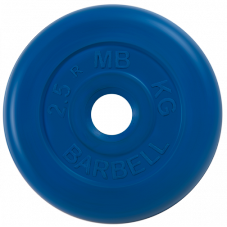 Диск для штанги 2,5кг d=31мм синий MB-PltC31-2,5 MB Barbell