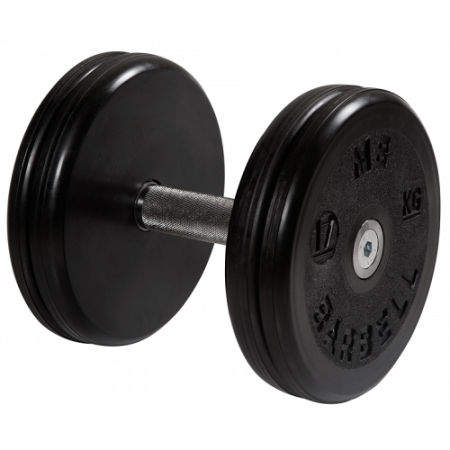 Гантель неразборная с невращающейся ручкой классик 17 кг MB-FdbEM-BN17 MB Barbell