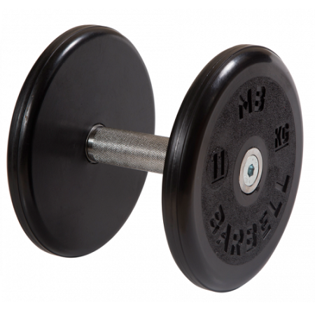 Гантель неразборная с вращающейся ручкой классик 11кг MB-FdbEM-B11 MB Barbell