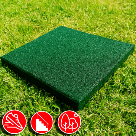 Резиновая плитка 50х50х2см рельефное основание IronBull 