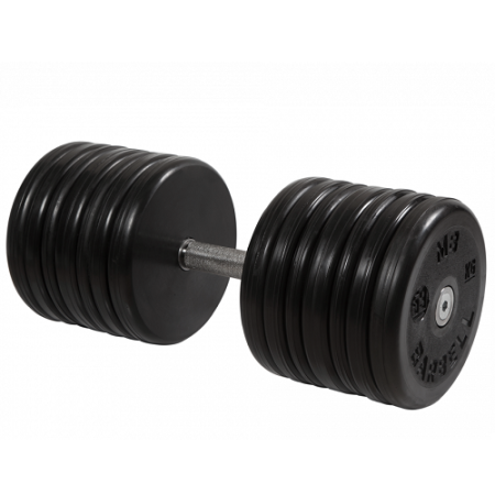 Гантель неразборная с невращающейся ручкой классик 59 кг MB-FdbEM-BN59 MB Barbell
