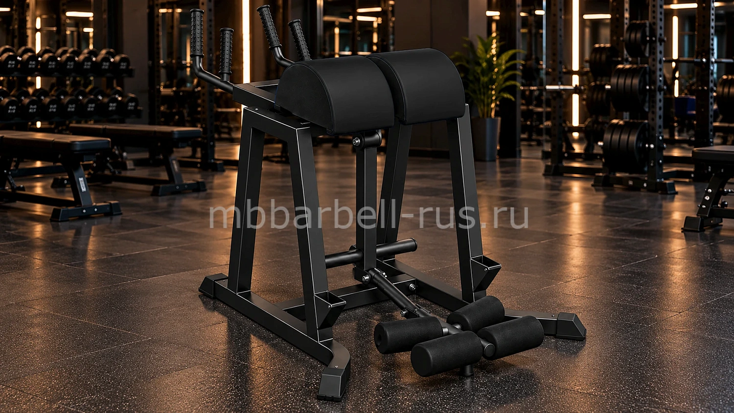Гиперэкстензия обратная на свободных весах MB 4.08 MB Barbell