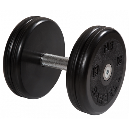 Гантель неразборная с невращающейся ручкой классик 19 кг MB-FdbEM-BN19 MB Barbell