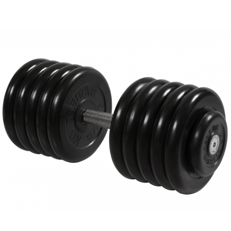 Гантель неразборная с вращающейся ручкой профи 53,5кг MB-FdbM-B53,5 MB Barbell