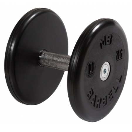 Гантель неразборная с невращающейся ручкой классик 10кг MB-FdbEM-BN10 MB Barbell