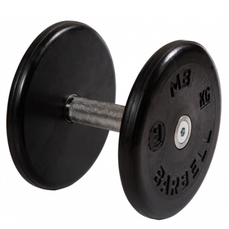 Гантель неразборная с невращающейся ручкой классик 9 кг MB-FdbEM-BN9 MB Barbell