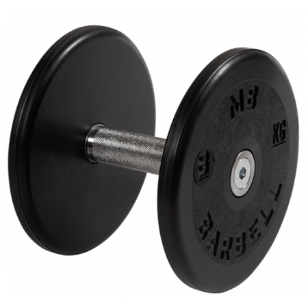 Гантель неразборная с невращающейся ручкой классик 8 кг MB-FdbEM-BN8 MB Barbell