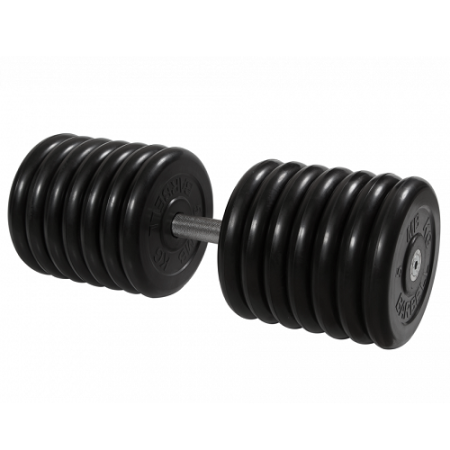 Гантель неразборная с вращающейся ручкой профи 71кг MB-FdbM-B71 MB Barbell