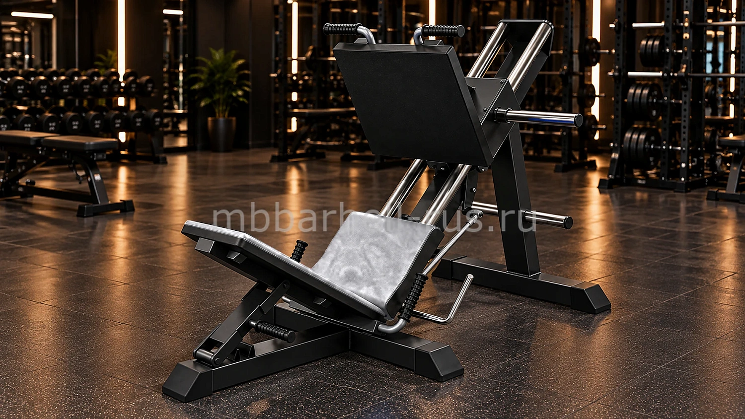 Жим ногами под углом 40 градусов нагрузка до 300 кг MB 4.24 MB Barbell
