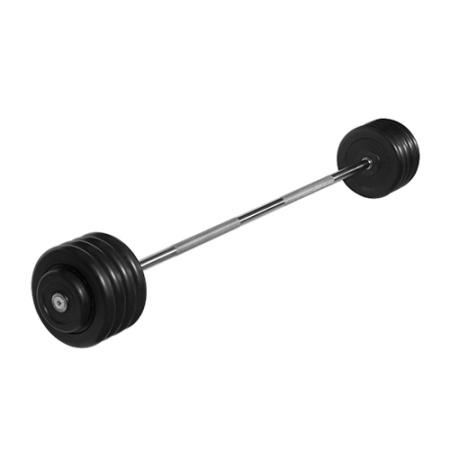 Штанга неразборная, черная d=25мм, 47,5 кг MB-BarMW-B47,5 MB Barbell