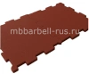 Плитка резиновая 97x97x1 см терракотовая практичное решение с акцентом