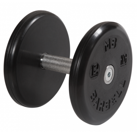 Гантель неразборная с вращающейся ручкой классик 12кг MB-FdbEM-B12 MB Barbell