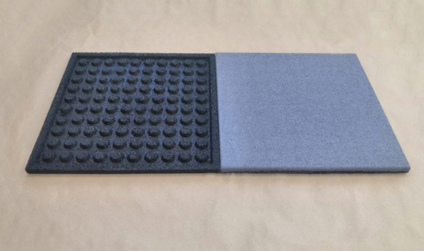 Желтая резиновая плитка 50х50х2см IronBull яркое и надежное покрытие для улиц