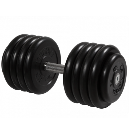 Гантель неразборная с вращающейся ручкой профи 46кг MB-FdbM-B46 MB Barbell