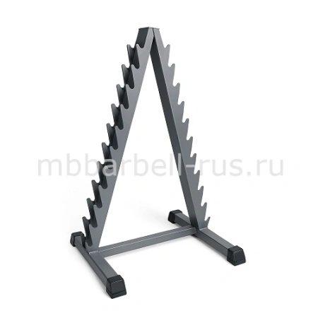 Стойка для хранения хромированных гантелей елочка MB 1.03 MB Barbell