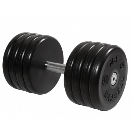 Гантель неразборная с вращающейся ручкой классик 45кг MB-FdbEM-B45 MB Barbell
