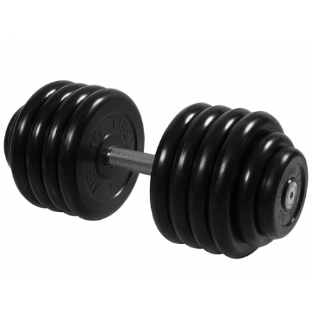 Гантель неразборная с невращающейся ручкой профи 48,5 кг MB-FdbM-BN48,5 MB Barbell