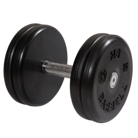 Гантель неразборная с вращающейся ручкой классик 24кг MB-FdbEM-B24 MB Barbell