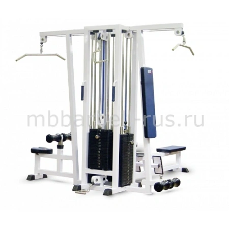 Мультистанция 4-ех позиционная с одинарной блочной рамой MB 3.16.1 MB Barbell